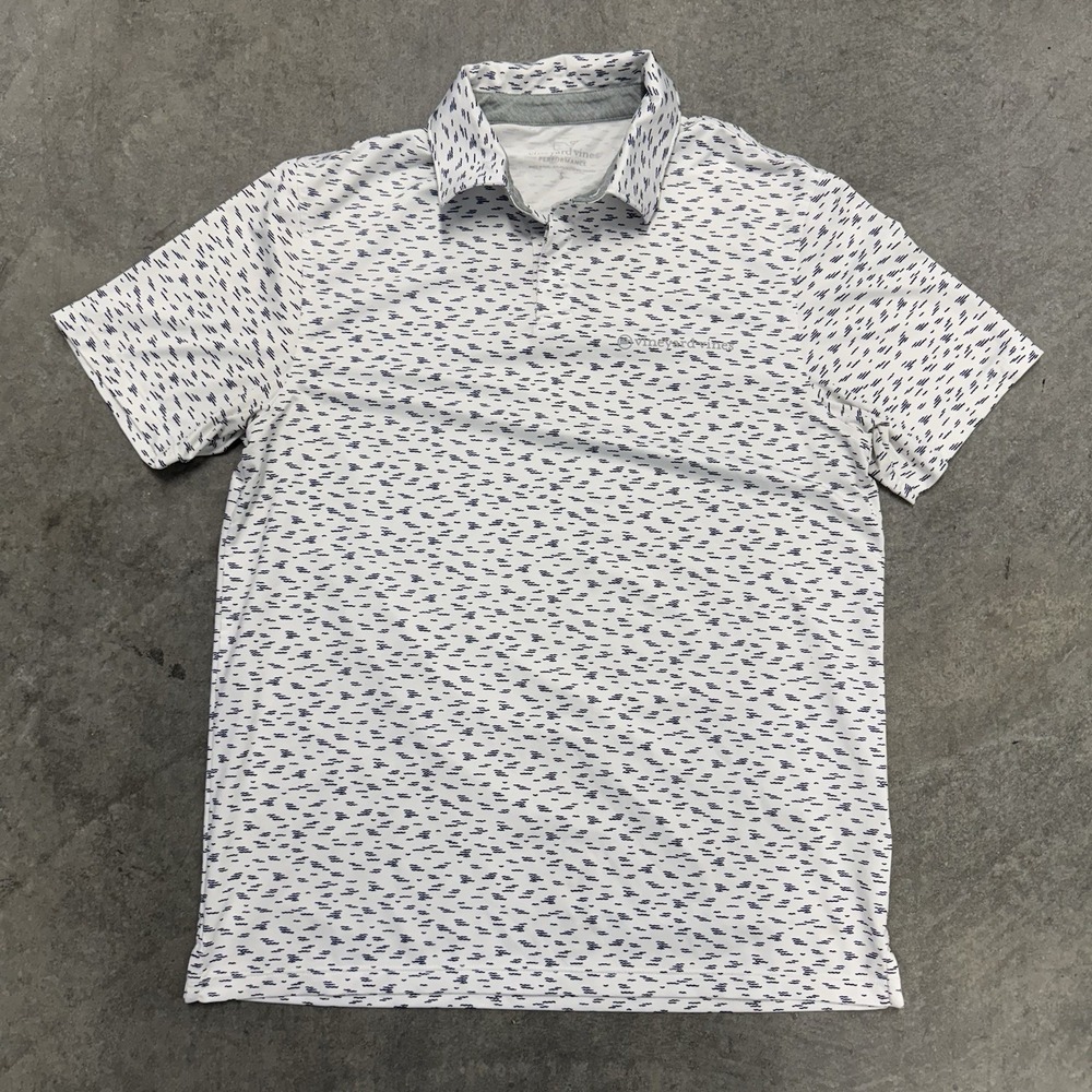 Mens Vineyard Vines Performance Polo Golf Shirt Multiple Colors AOP Small